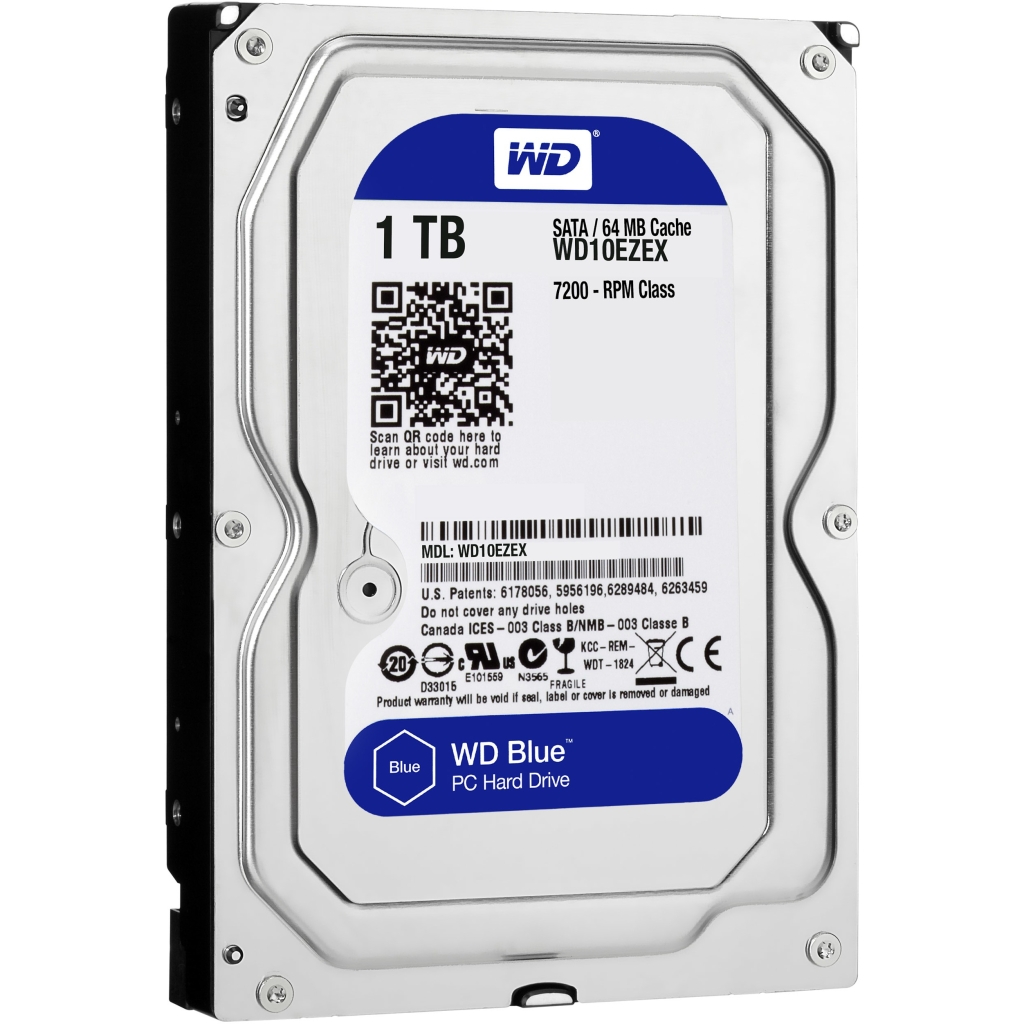 WD10EZEX  Western Digital Blue 3.5 Zoll 1000 GB Serial ATA III
