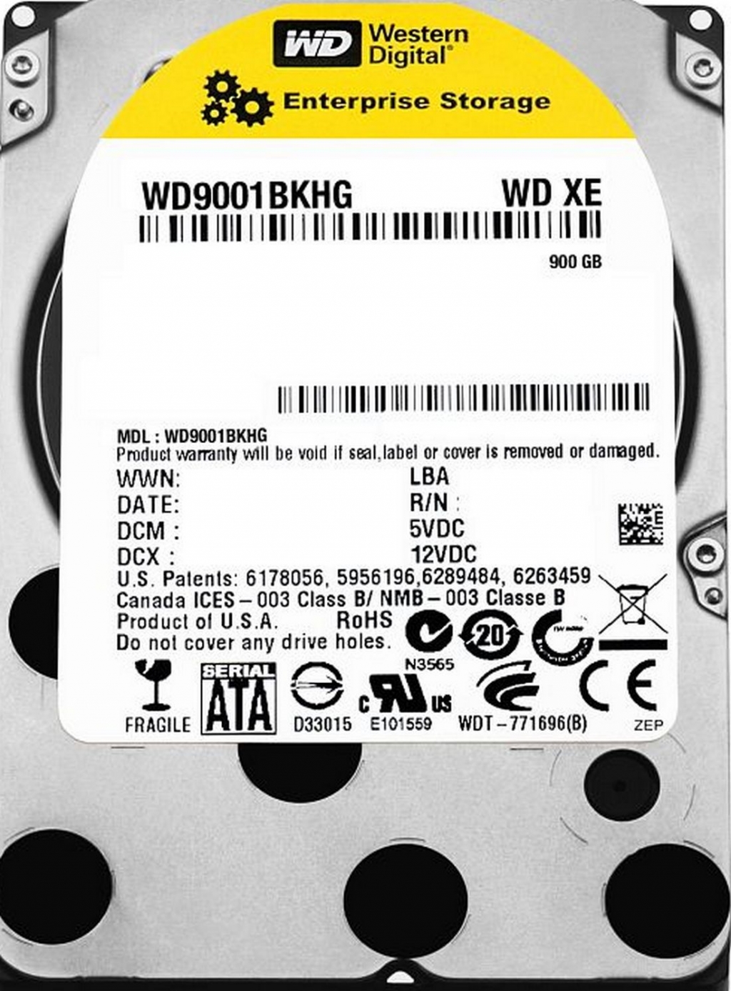 Western Digital WD9001BKHG  900GB SAS 2,5"