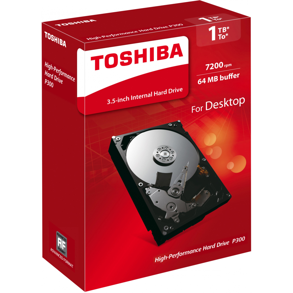 HDWD110UZSVA - Toshiba P300 1TB internal hard drive