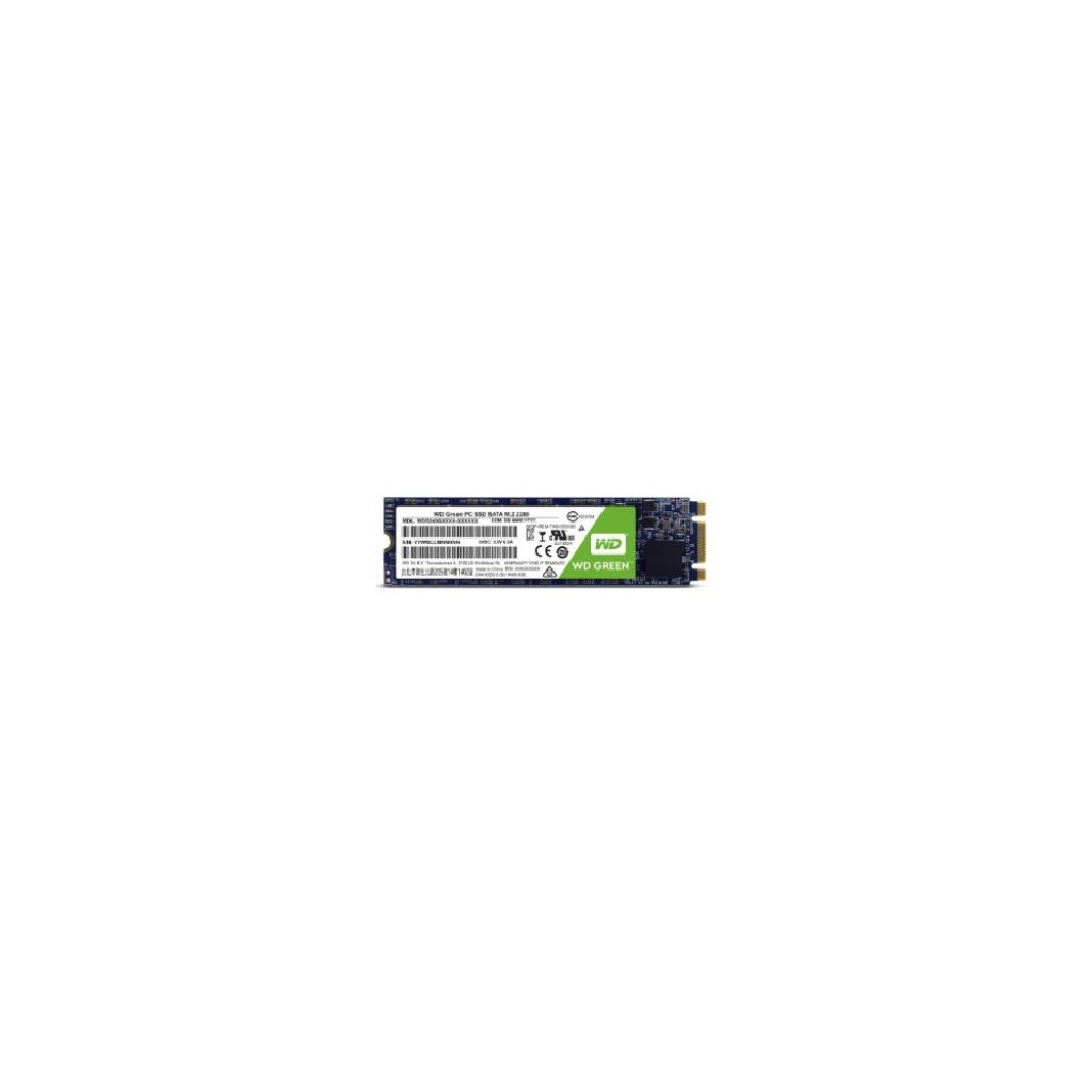 WDS480G2G0B  Western Digital WD Green M.2 480 GB Serial ATA III SLC
