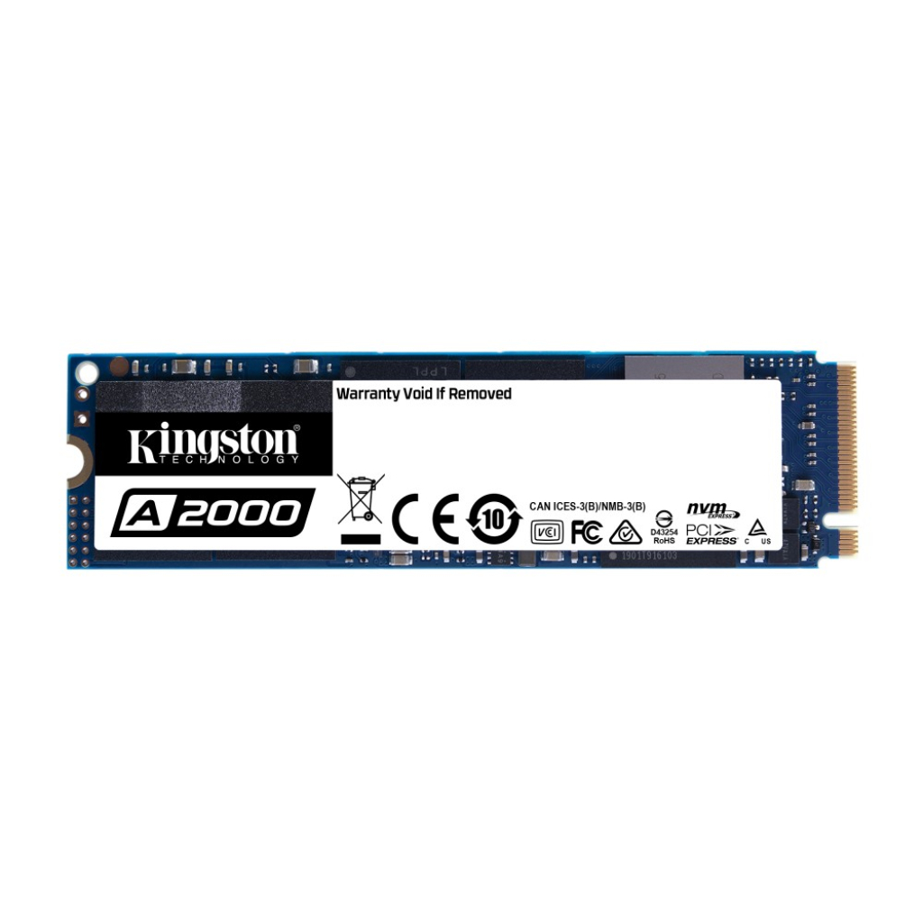 SA2000M8/1000G  Kingston Technology A2000 M.2 1000 GB PCI Express 3.0 3D NAND NVMe