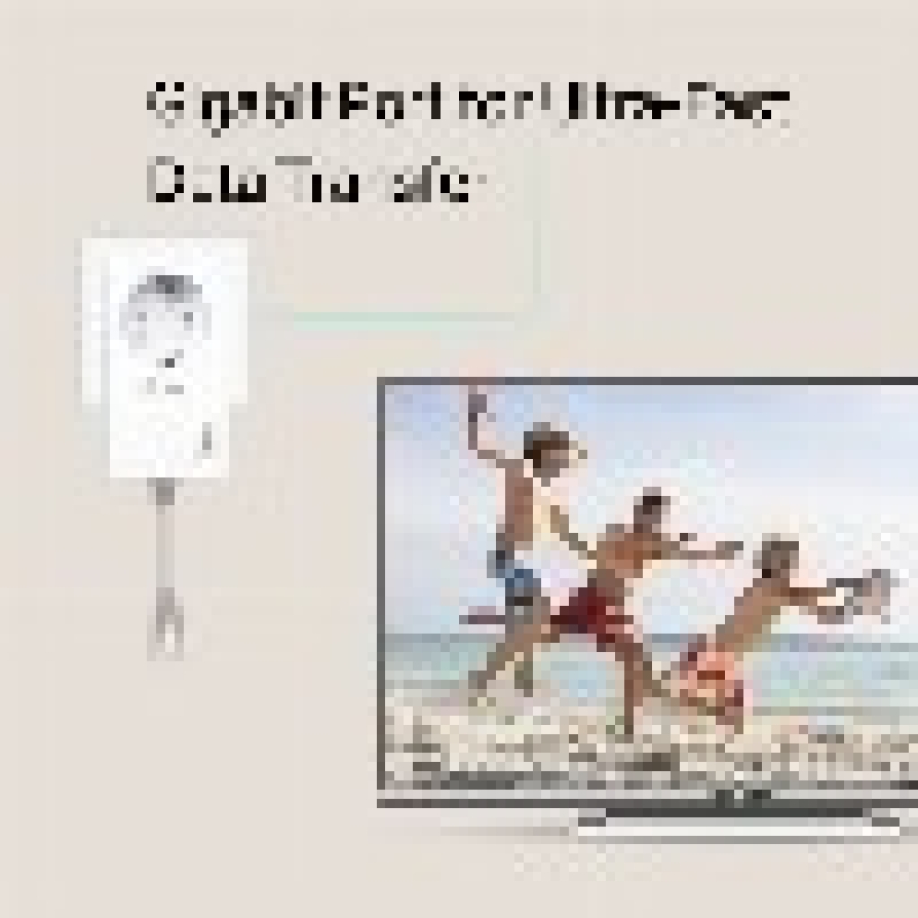 TL-PA7017PKIT  TP-LINK TL-PA7017P KIT PowerLine Netzwerkadapter 1000 Mbit/s Eingebauter Ethernet-Anschluss Weiß 2 Stück(e)