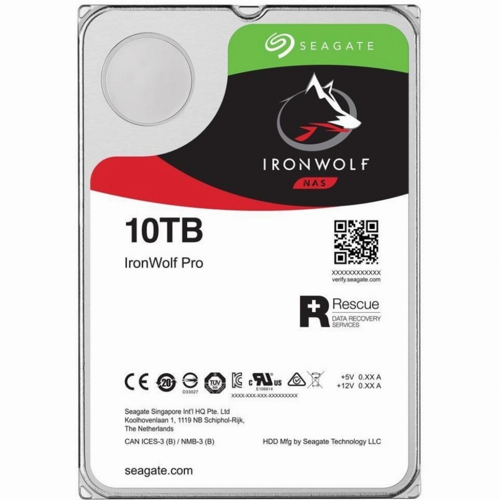 ST10000NE0008  Seagate IronWolf Pro 3.5 Zoll 10000 GB Serial ATA III