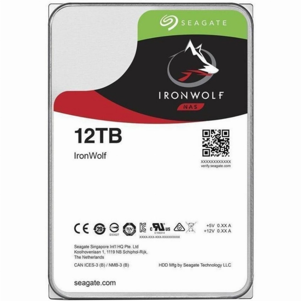 ST12000VN0008  Seagate NAS HDD IronWolf 3.5 Zoll 12000 GB Serial ATA III