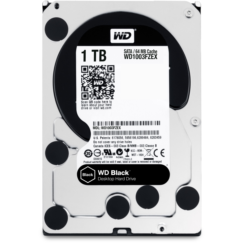 WD1003FZEX  Western Digital Black 3.5 Zoll 1000 GB Serial ATA III