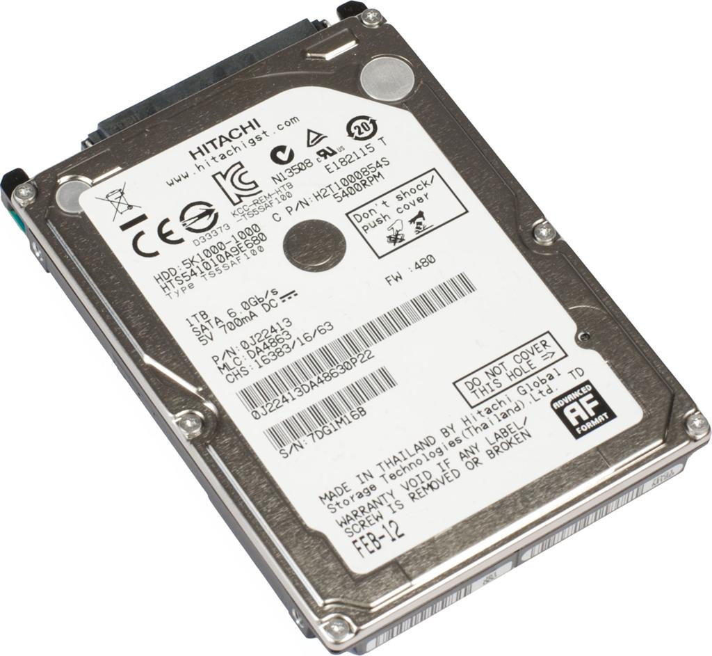 HGST HDS541010A9E680 – 1TB 2,5" SATA