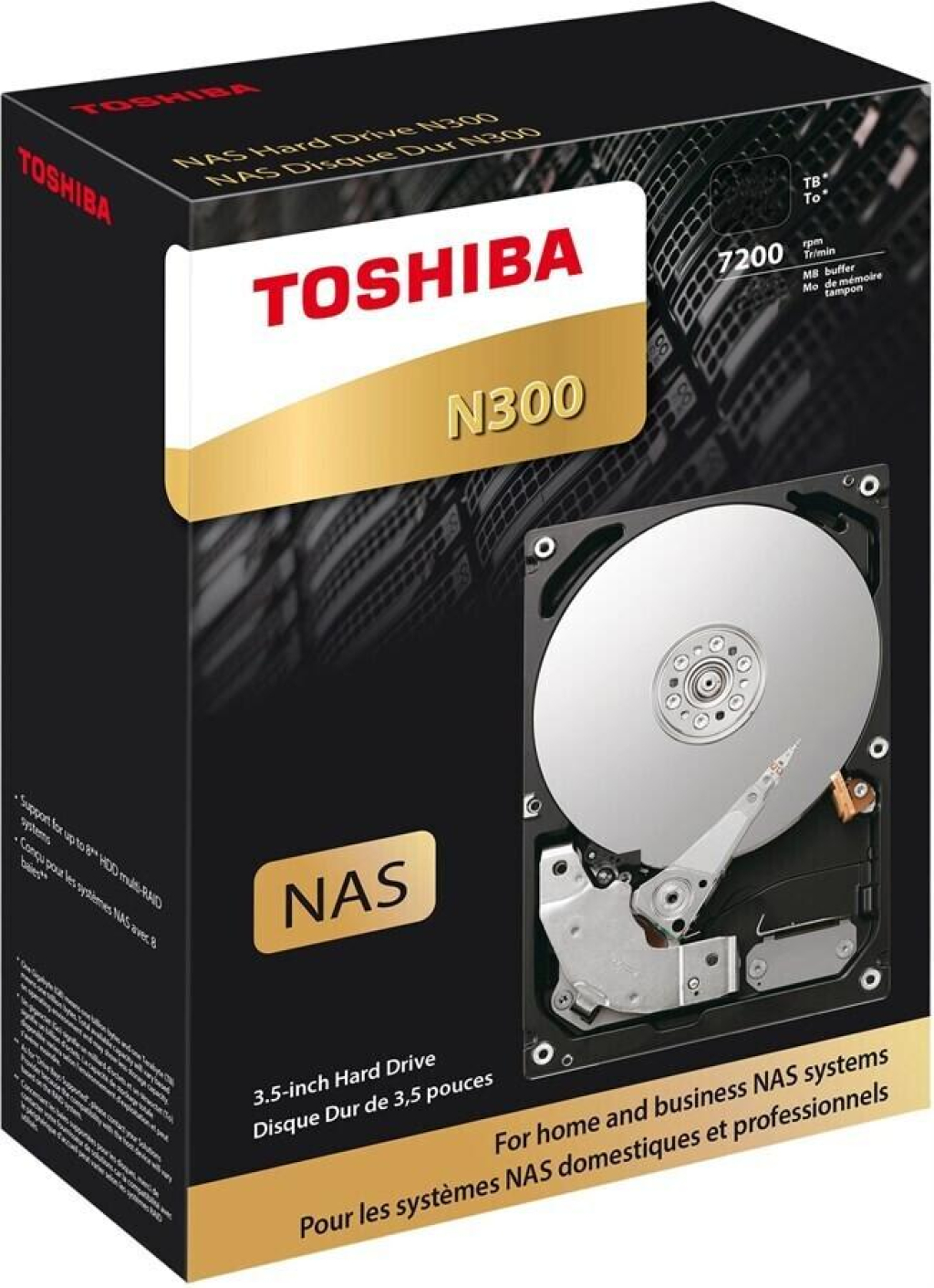 Toshiba HDWE140 – 4TB 3,5" SATA NAS