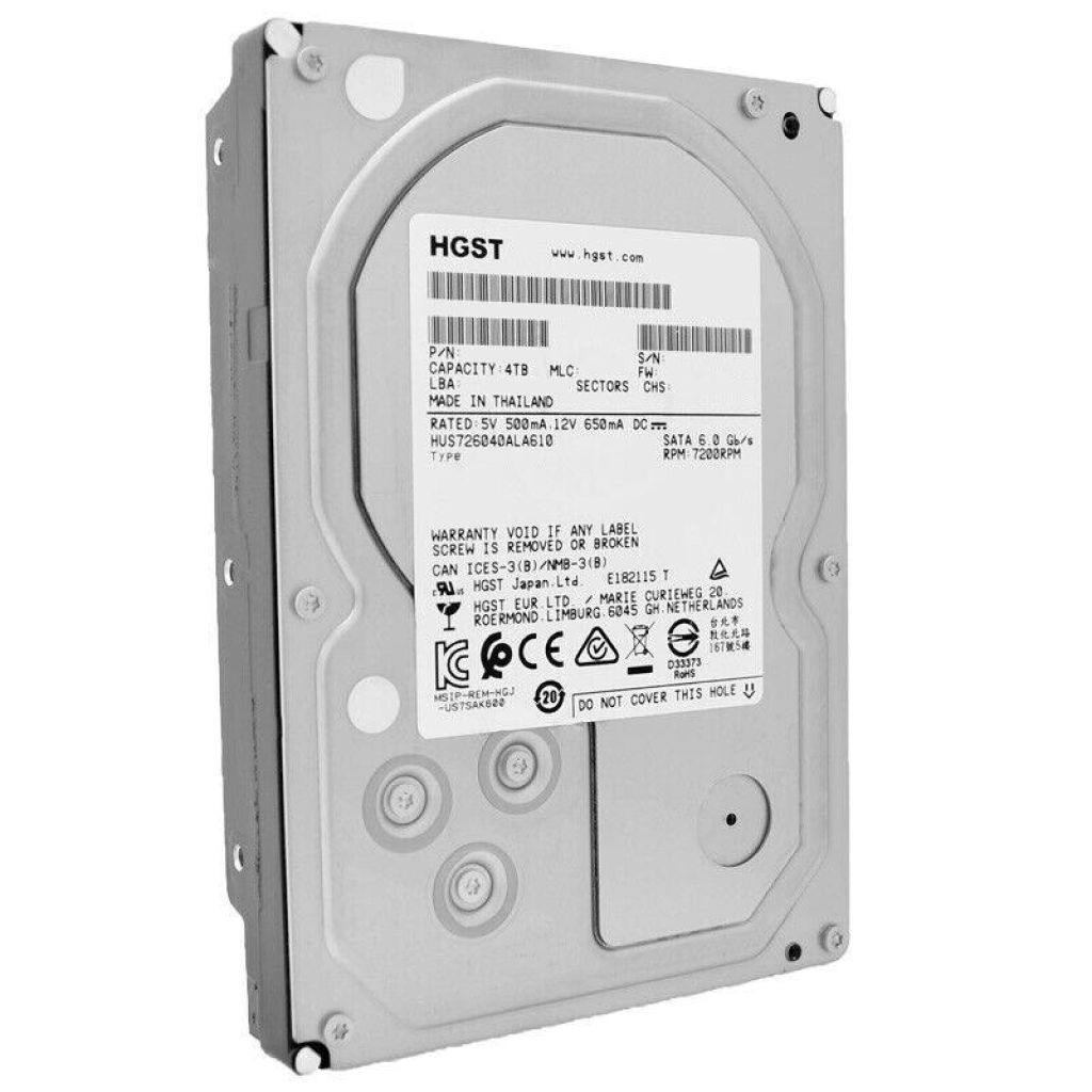 HGST HUS726040ALA610 – 4TB 3,5" SATA