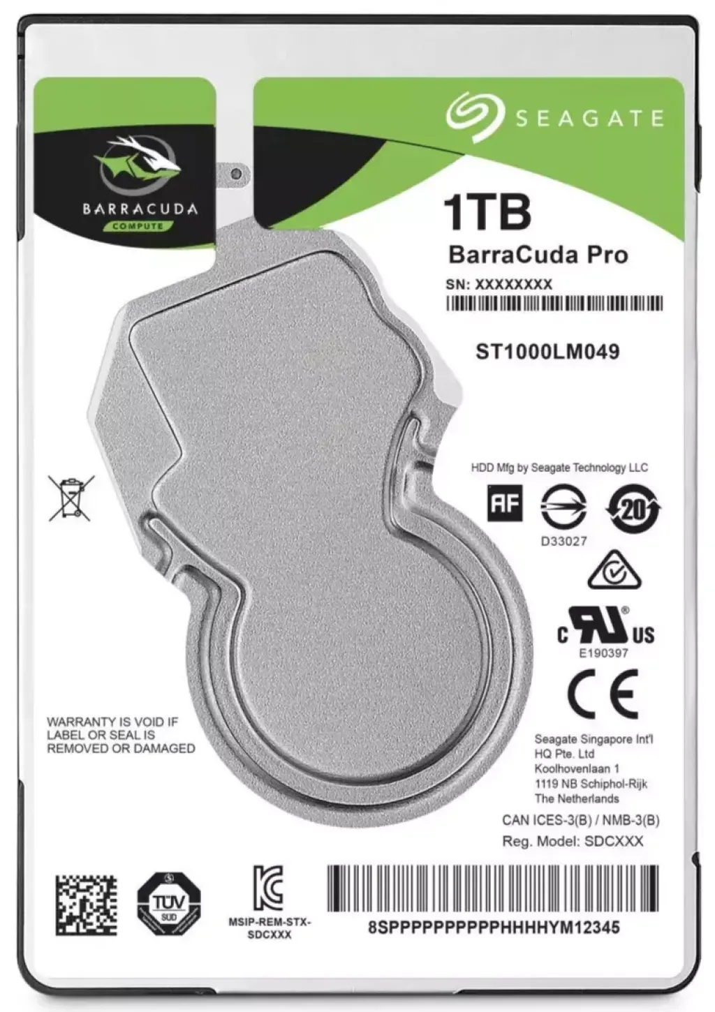 Seagate Barracuda 1TB 2.5" Hard Drive ST1000LM014
