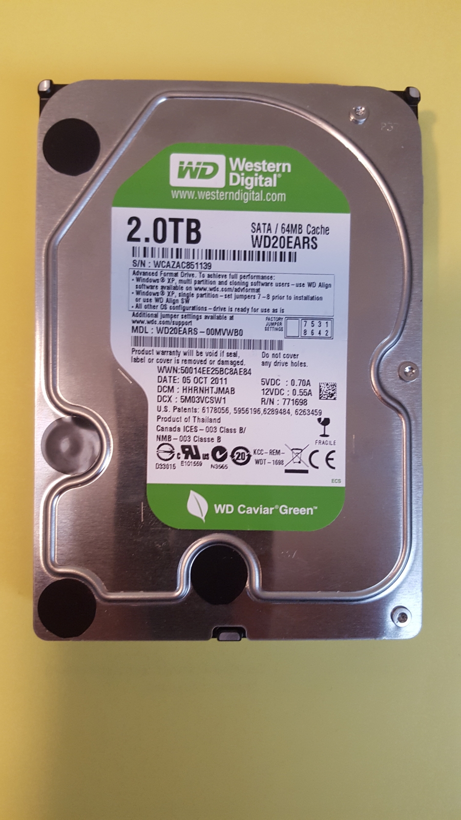 Western Digital WD20EACS  2TB SATA 3,5"