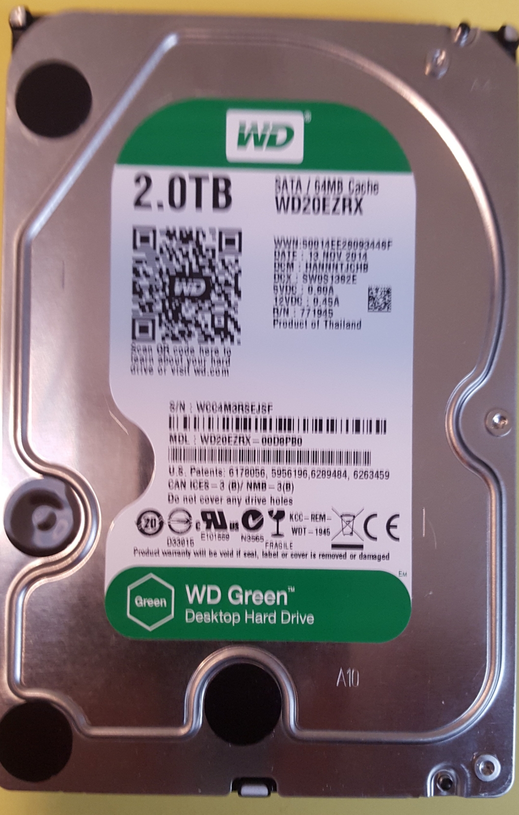 Western Digital WD20EZRX 2TB SATA 3,5"
