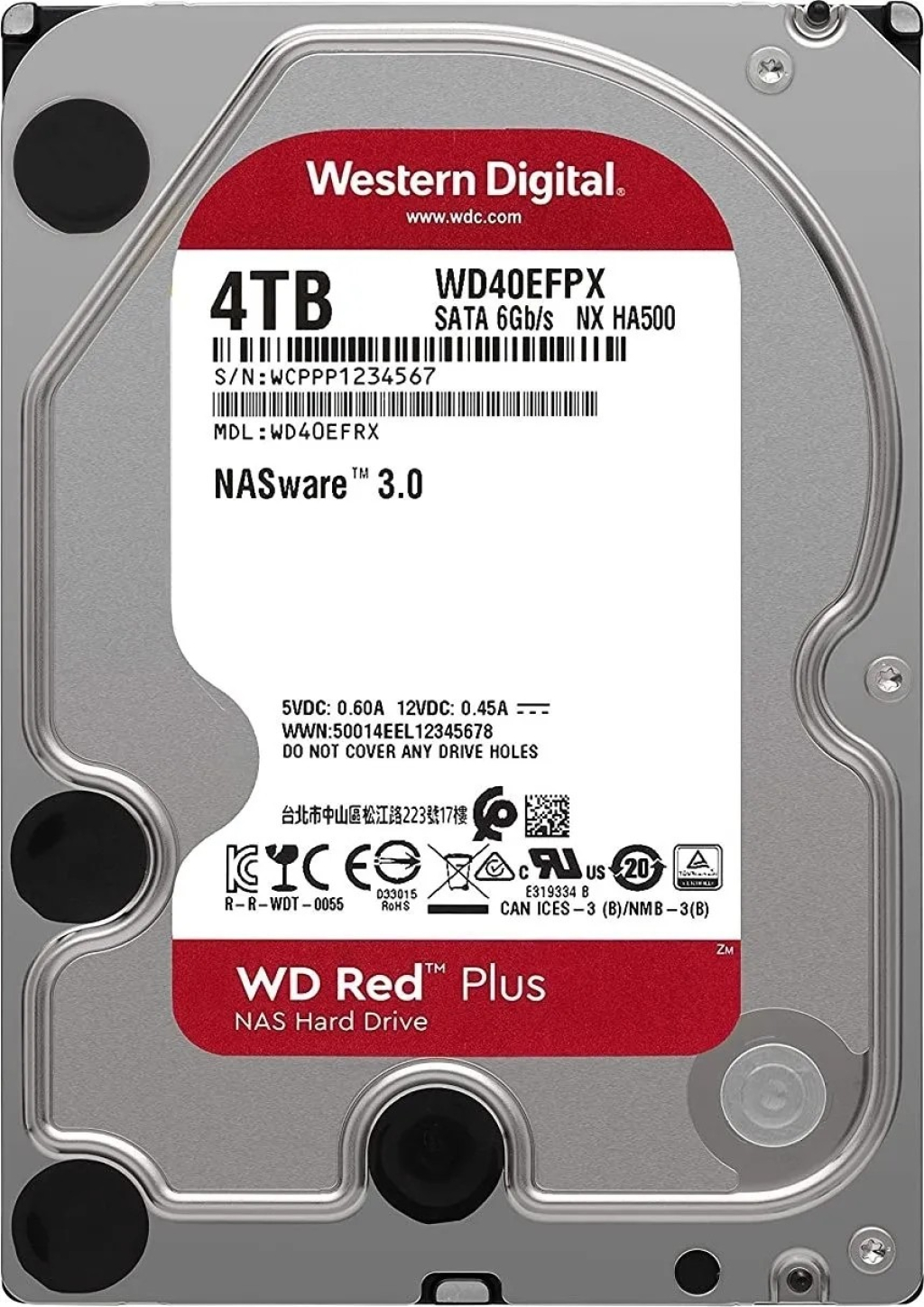 Western Digital WD40EFPX 4TB SATA 3.5"