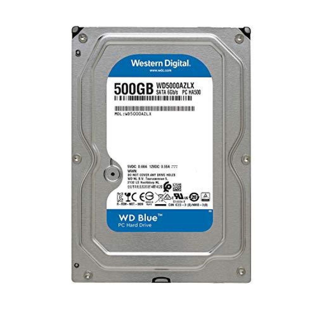 WD500AZEX 500GB Western Digital Blue – 3,5" SATA Festplatte