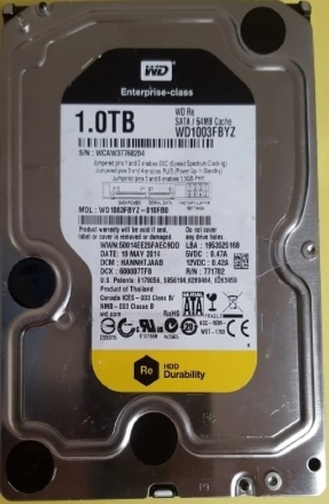 Western Digital WD1003FBYZ 1TB, SATA 3,5"