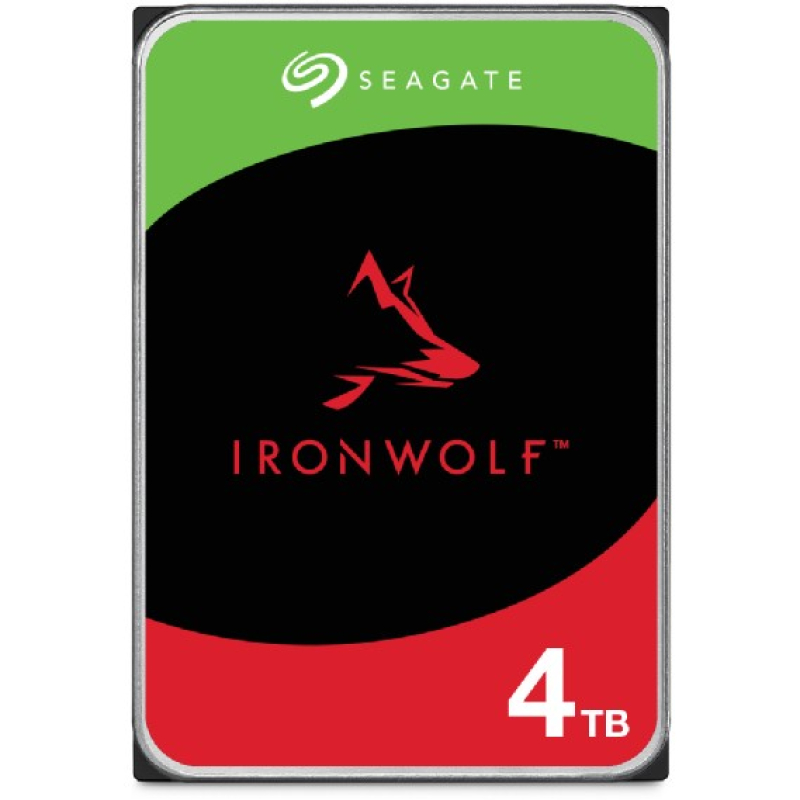Seagate ST4000NT001 IronWolf Pro 4TB – Leistungsstarke 3,5" SATA-Festplatte mit 7200 RPM, CMR-Technologie & 256MB Cache für NAS & Dauerbetrieb