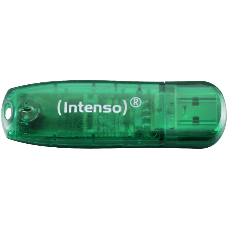 3502460  Intenso Rainbow Line USB-Stick 8 GB USB Typ-A 2.0 Grün