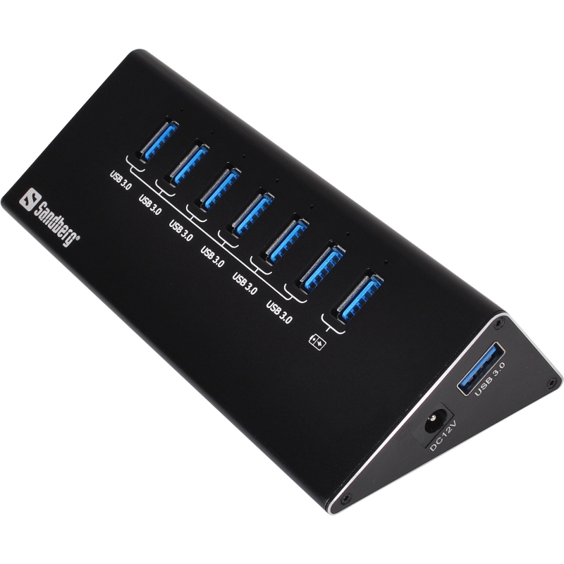 133-82  Sandberg USB 3.0 Hub 6+1 ports