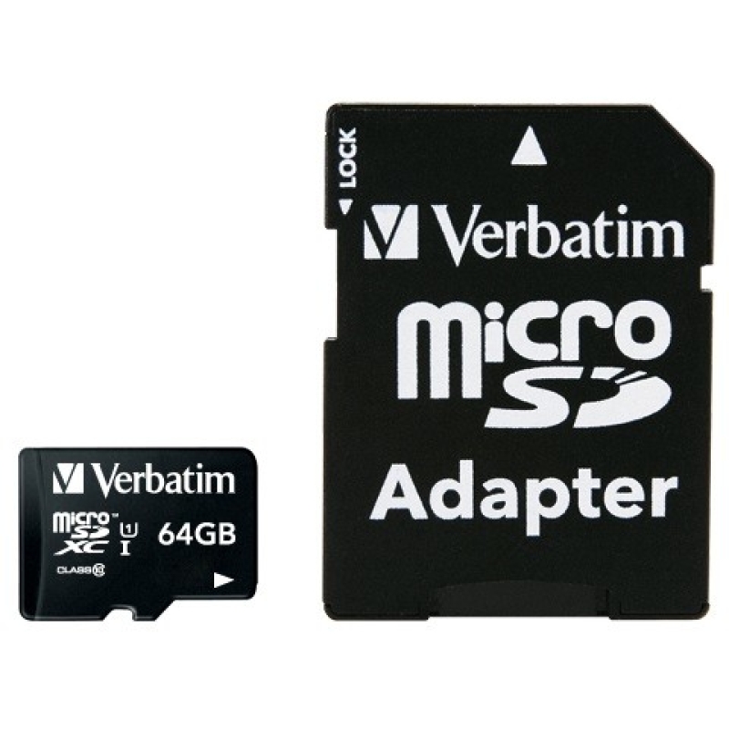 44084  Verbatim Premium Speicherkarte 64 GB MicroSDXC Klasse 10