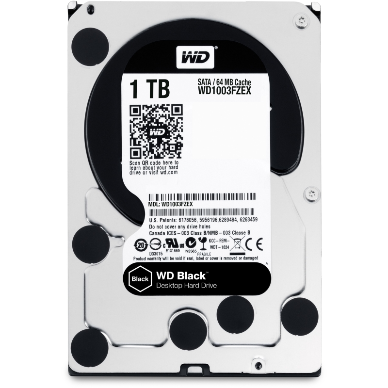 WD1003FZEX  Western Digital Black 3.5 Zoll 1000 GB Serial ATA III