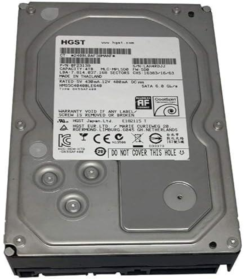 HGST HDS724040ALE640 – 4TB 3,5" SATA