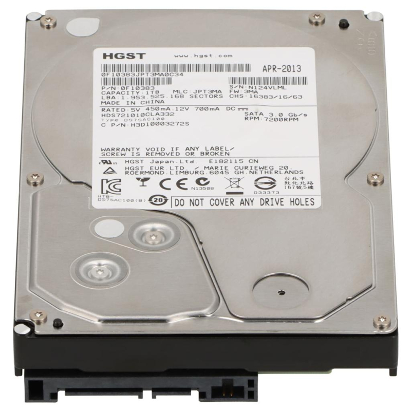 HGST HUA722010CLA330 – 1TB 3,5" SATA