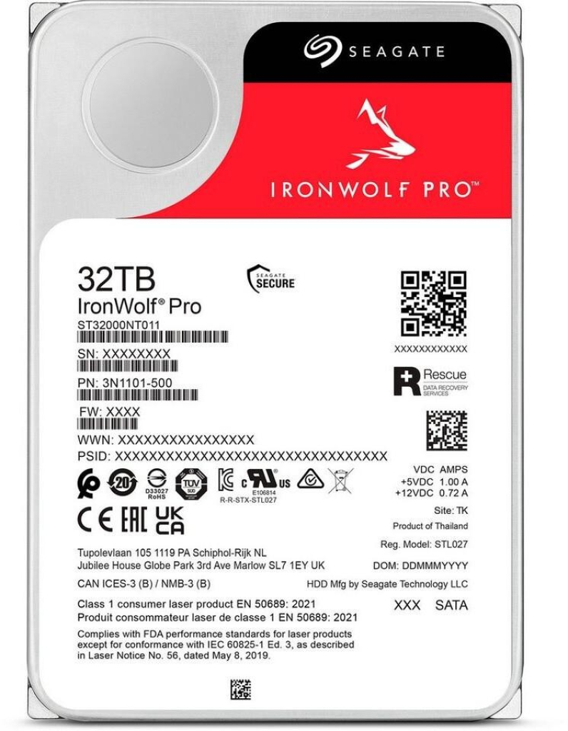 Seagate IronWolf Pro – ST32000NT000 – 32TB NAS