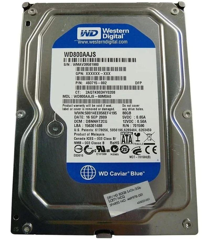 WD800AAJS – 80GB HDD (WD Blue)